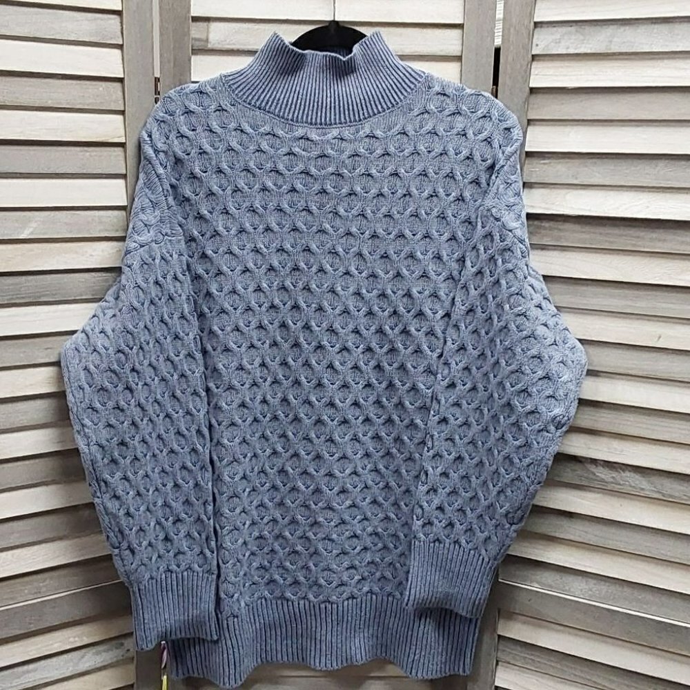 Women's Mock Turtleneck Sweater | Knox Rose | Large